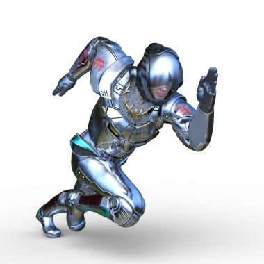 Bir siber adamın 3 boyutlu canlandırması