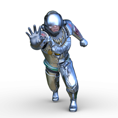 Bir siber adamın 3 boyutlu canlandırması