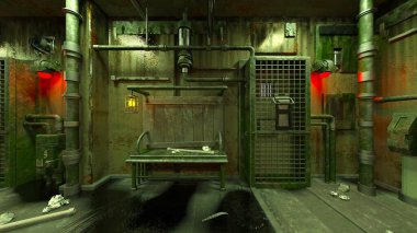 Koridorun 3B görüntülemesi