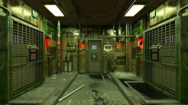 Koridorun 3B görüntülemesi