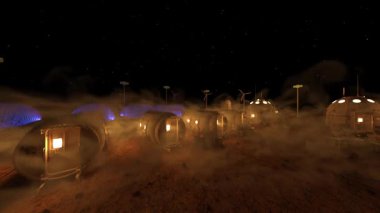 Gezegen keşif üssünün 3D görüntülemesi