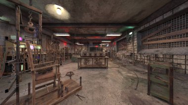 İşkence odasının 3 boyutlu canlandırması