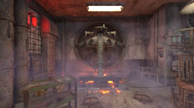 İşkence odasının 3 boyutlu canlandırması