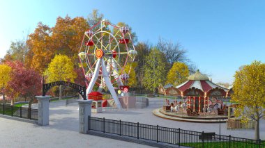 Lunaparkın 3B canlandırması