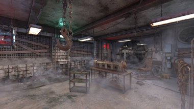 İşkence odasının 3 boyutlu canlandırması