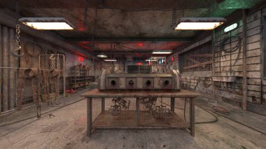 İşkence odasının 3 boyutlu canlandırması