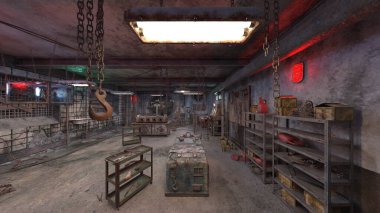 İşkence odasının 3 boyutlu canlandırması