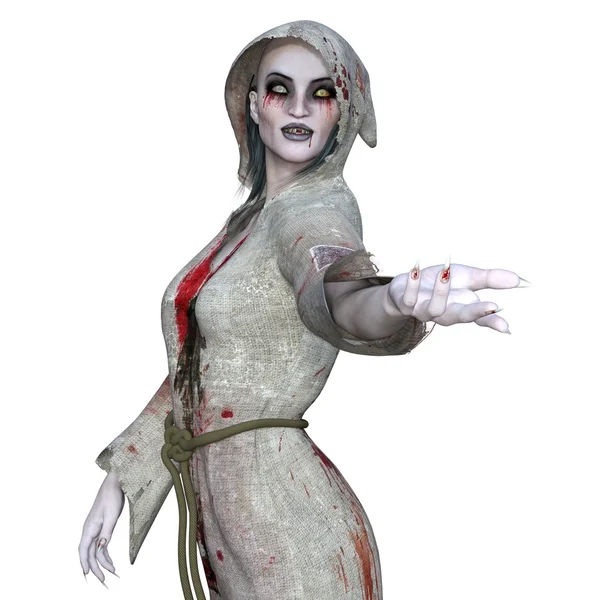 Female zombie — Stock Photo, Image