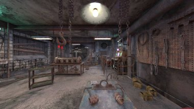 İşkence odasının 3 boyutlu canlandırması
