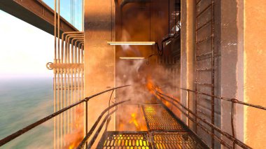 Koridorun 3B görüntülemesi