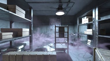 İşkence odasının 3 boyutlu canlandırması