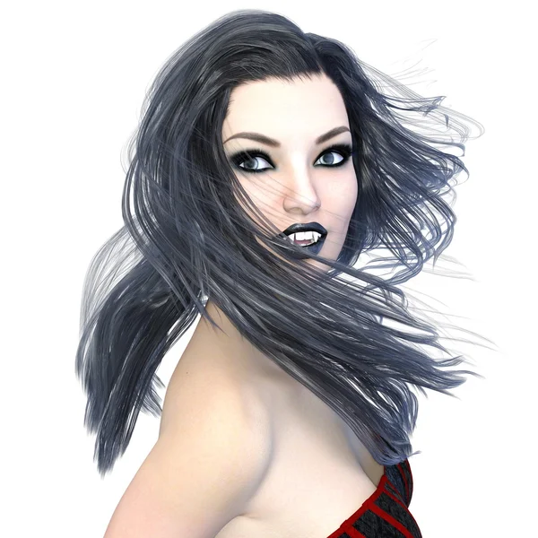 Kvinnlig vampyr — Stockfoto