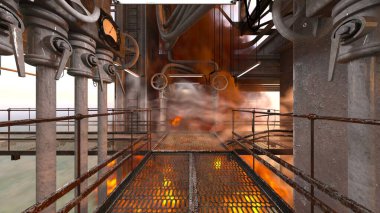 Koridorun 3B görüntülemesi