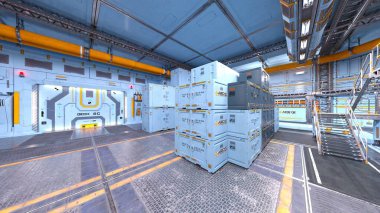 Uzay aracının 3 boyutlu görüntülemesi