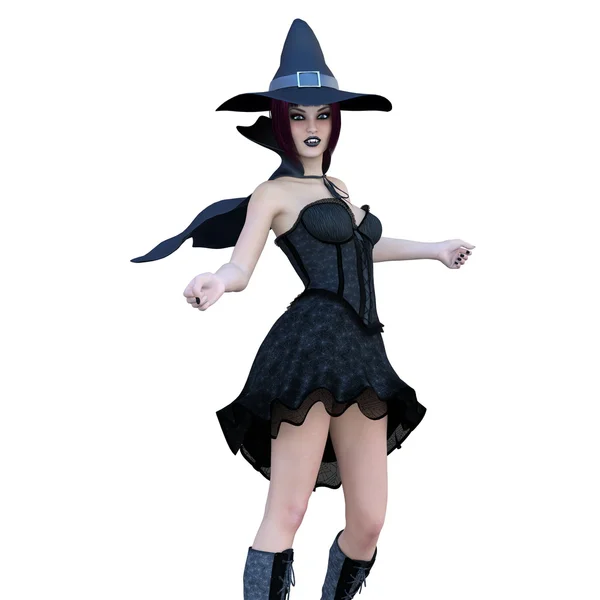 3D illustration of witch — Stock Photo, Image