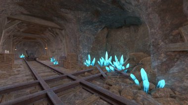 Madencilik operasyonunun 3B canlandırması