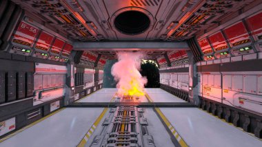 Uzay aracının 3 boyutlu görüntülemesi