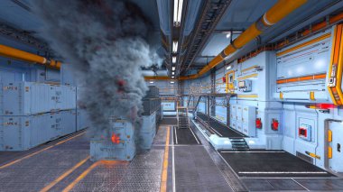 Uzay aracının 3 boyutlu görüntülemesi