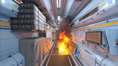 Uzay aracının 3 boyutlu görüntülemesi