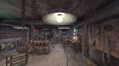 İşkence odasının 3 boyutlu canlandırması