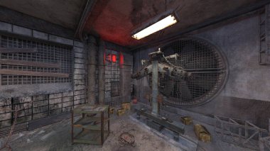 İşkence odasının 3 boyutlu canlandırması