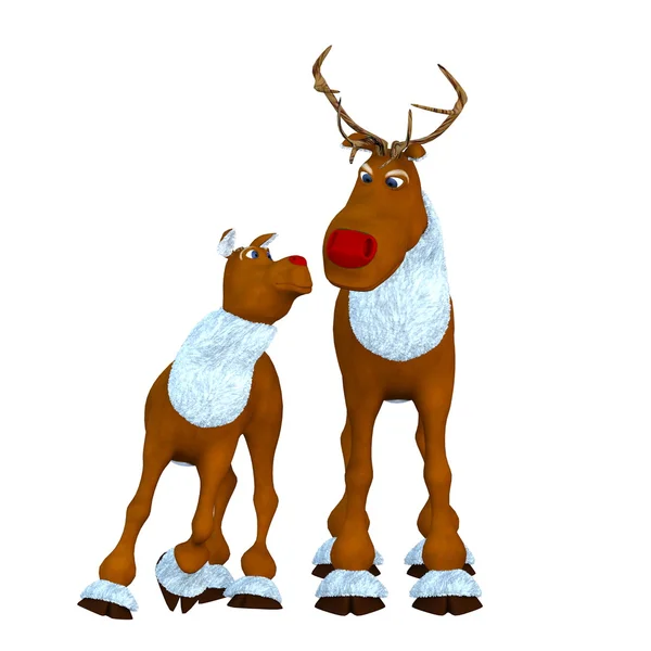 3D illustration of reindeer — Stock Photo, Image