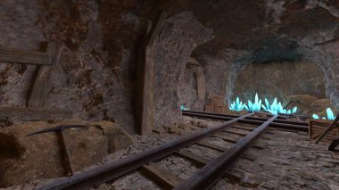 Madencilik operasyonunun 3B canlandırması