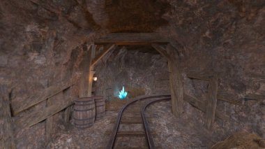 Madencilik operasyonunun 3B canlandırması