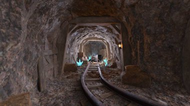 Madencilik operasyonunun 3B canlandırması