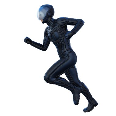 süper kahraman 3D çizimi