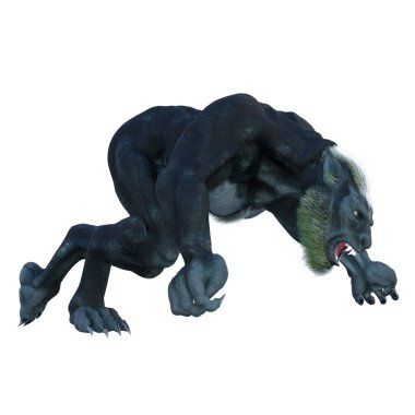 3D canavar gösterimi