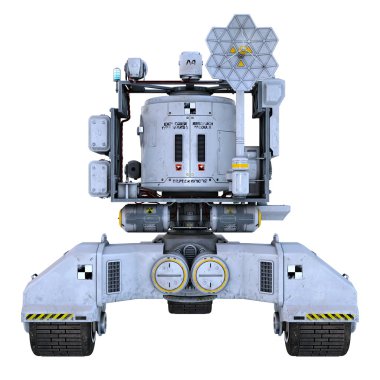 Uzay rover 3D çizimi