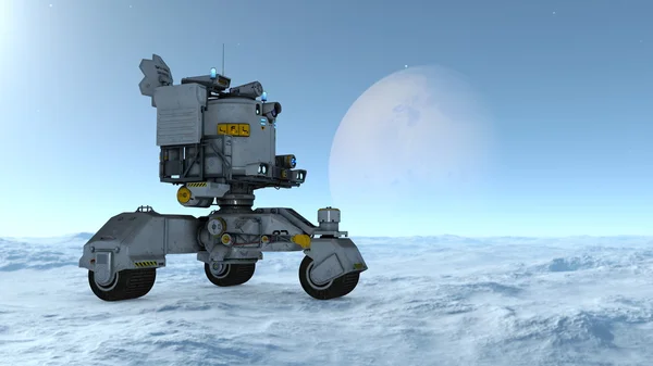 3D illustratie van ruimte rover — Stockfoto