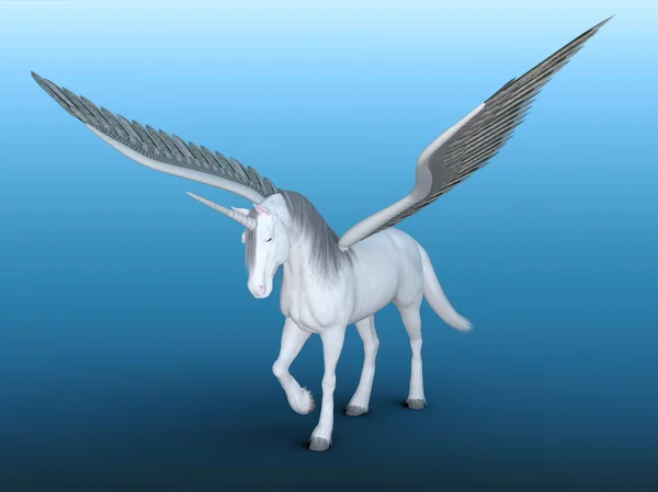 Ilustración 3D de un unicornio —  Fotos de Stock