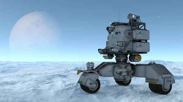 Ilustración 3D del rover espacial —  Fotos de Stock