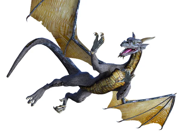 Ilustración 3D de un dragón —  Fotos de Stock
