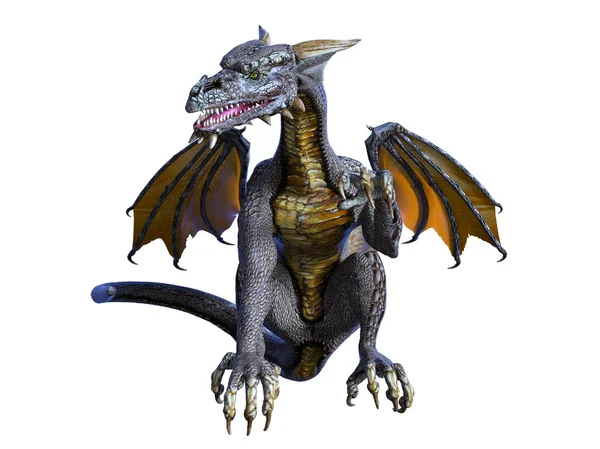 Ilustración 3D de un dragón — Foto de Stock