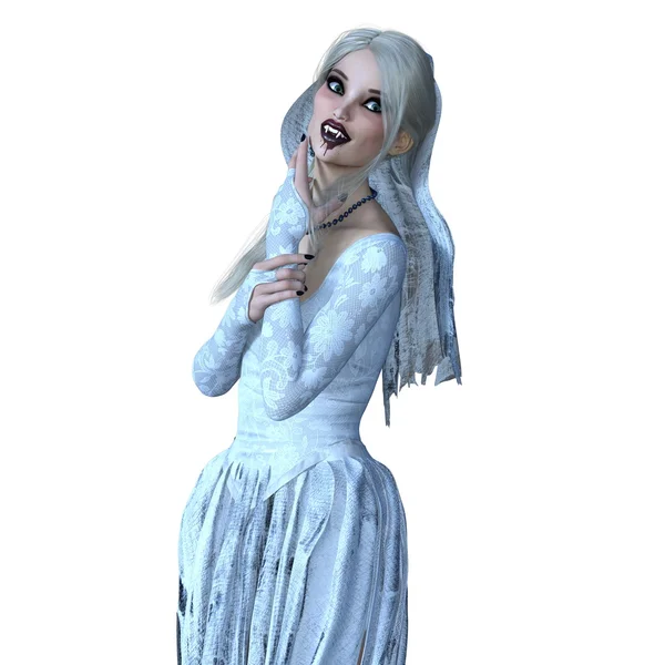 3D illustration of a female vampire — Stock Photo, Image