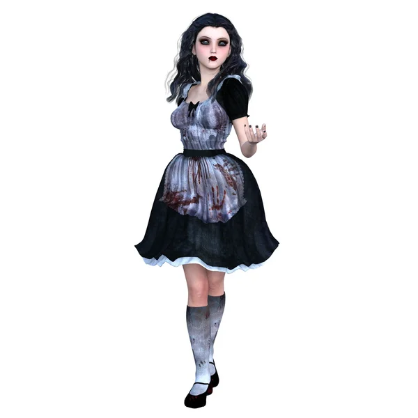 3D illustration of a female vampire — Stock Photo, Image