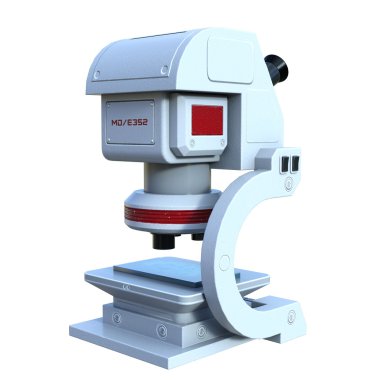 mikroskop 3D çizimi