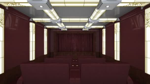 Illustration 3D d'une salle de théâtre 