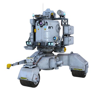 bir alanı rover 3D çizimi