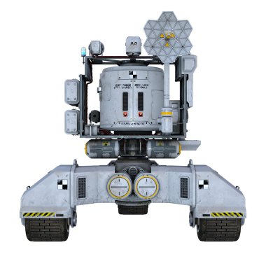 bir alanı rover 3D çizimi