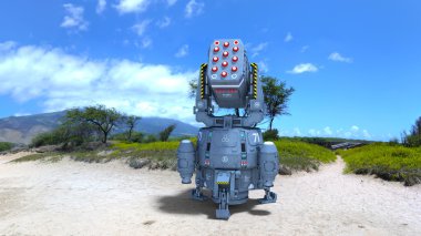 Roketatar 3D çizimi