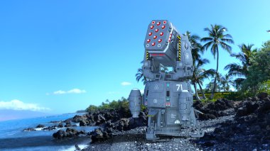 Roketatar 3D çizimi