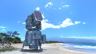 Roketatar 3D çizimi