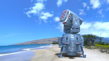 Roketatar 3D çizimi