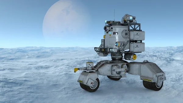 3D illustratie van een ruimte-rover — Stockfoto