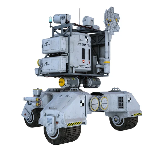 bir alanı rover 3D çizimi
