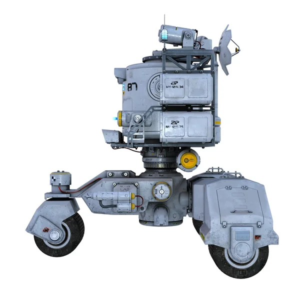 Illustrazione 3D di un rover spaziale — Foto Stock